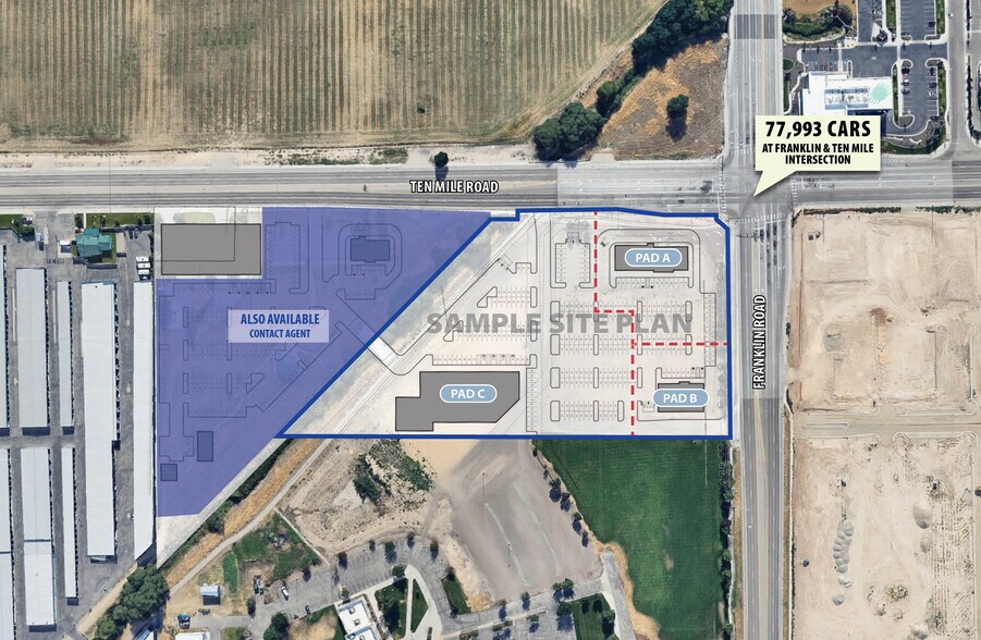 More Photos Of NWC Ten Mile, Meridian Land For Lease