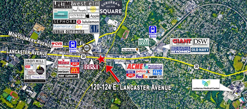 More Photos Of 120-124 E Lancaster Ave, Ardmore Office For Lease