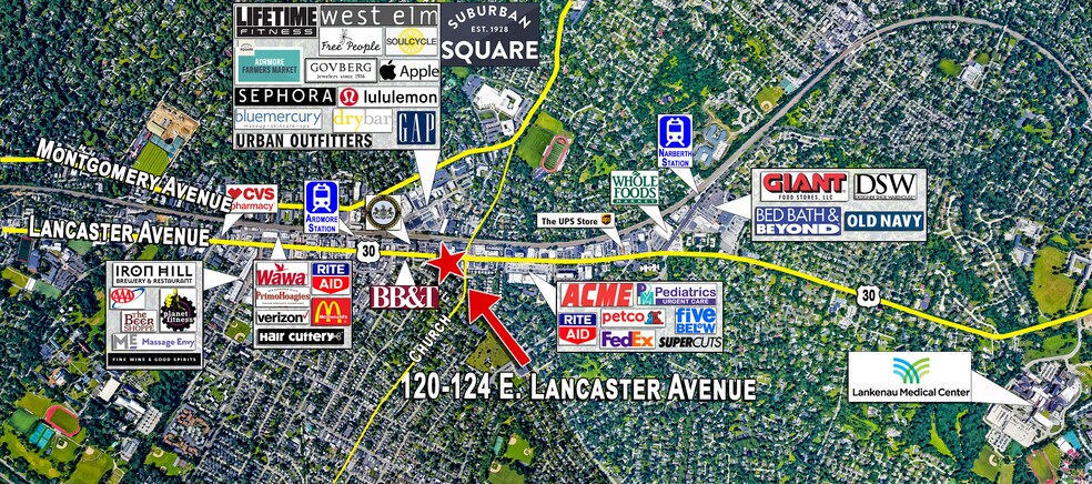 More Photos Of 120-124 E Lancaster Ave, Ardmore Office For Lease