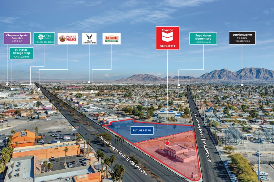 More Photos Of NEC Las Vegas Blvd. & Carey Ave., North Las Vegas Convenience Store For Sale
