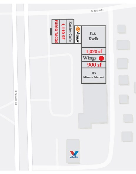 More Photos Of 12201-12217 S Pulaski Rd, Alsip Storefront For Lease