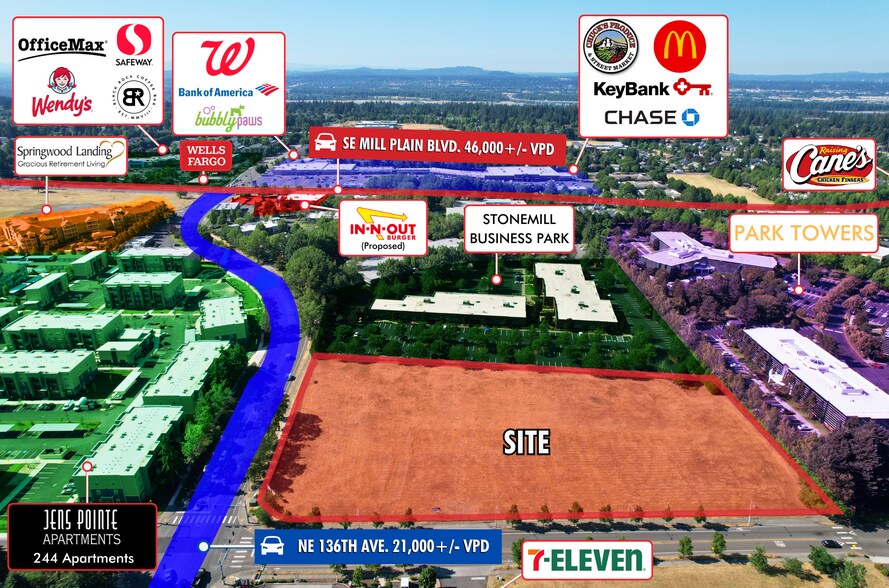 More Photos Of NE 136th Ave. & NE 4th St., Vancouver Land For Lease