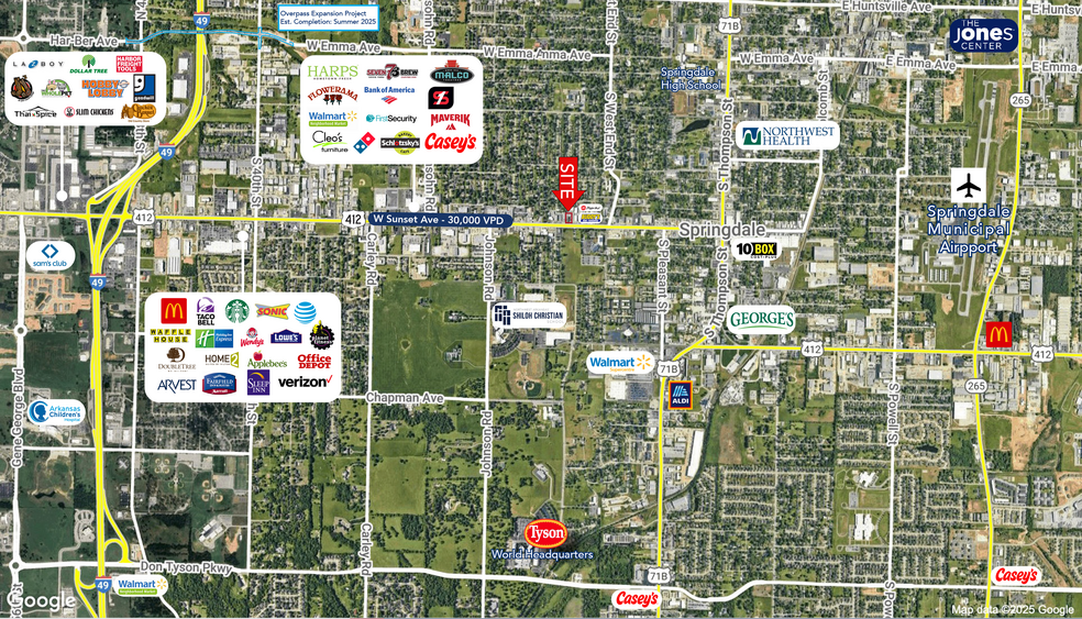 More Photos Of 1860 W Sunset Ave, Springdale Freestanding For Sale