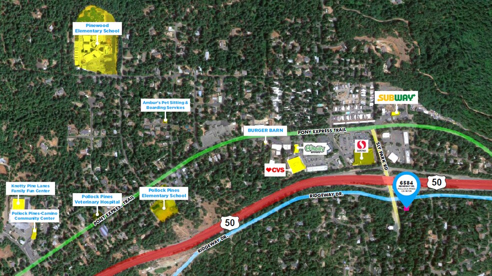 More Photos Of 6584 Ridgeway Dr, Pollock Pines Office For Sale