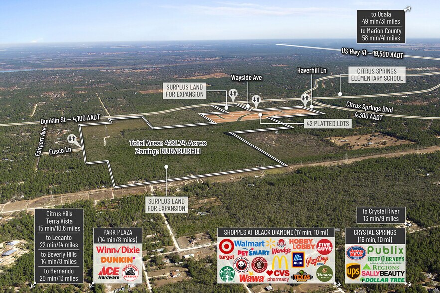 More Photos Of 5181 W Dunklin St, Dunnellon Land For Sale