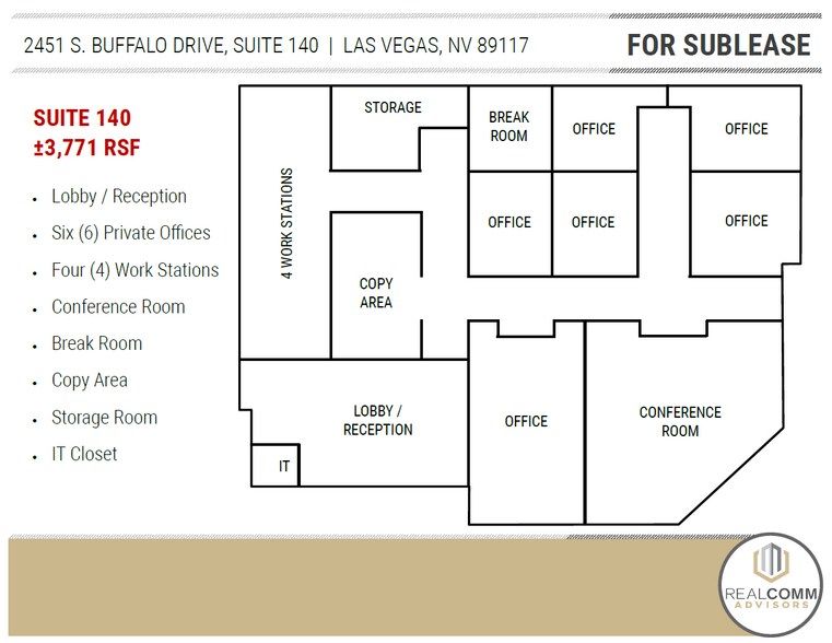 More Photos Of 2451 S Buffalo Dr, Las Vegas Office For Lease