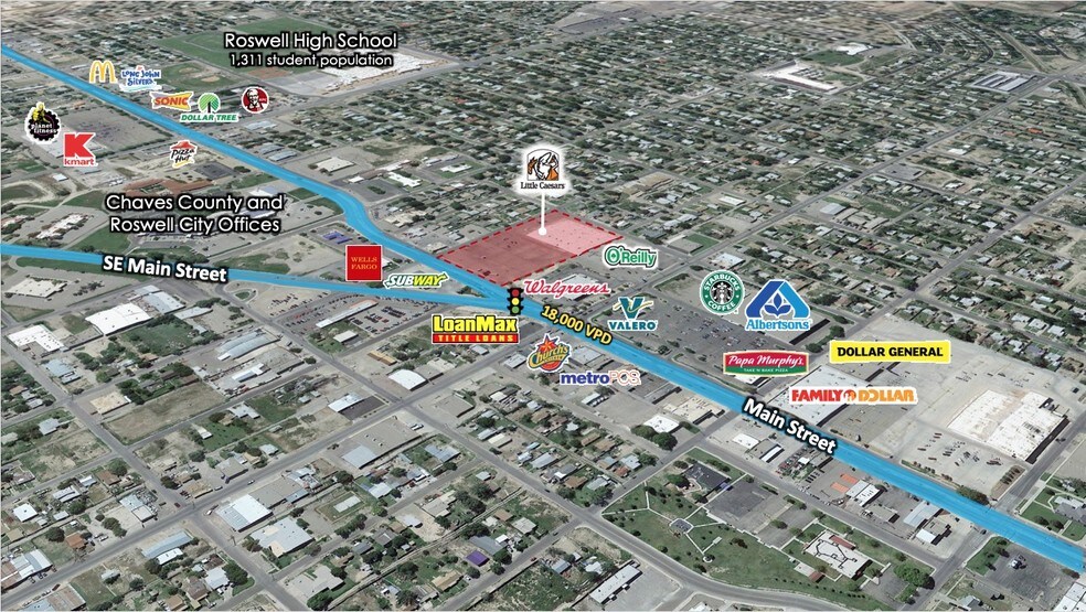 More Photos Of 1300 S Main St, Roswell Freestanding For Sale
