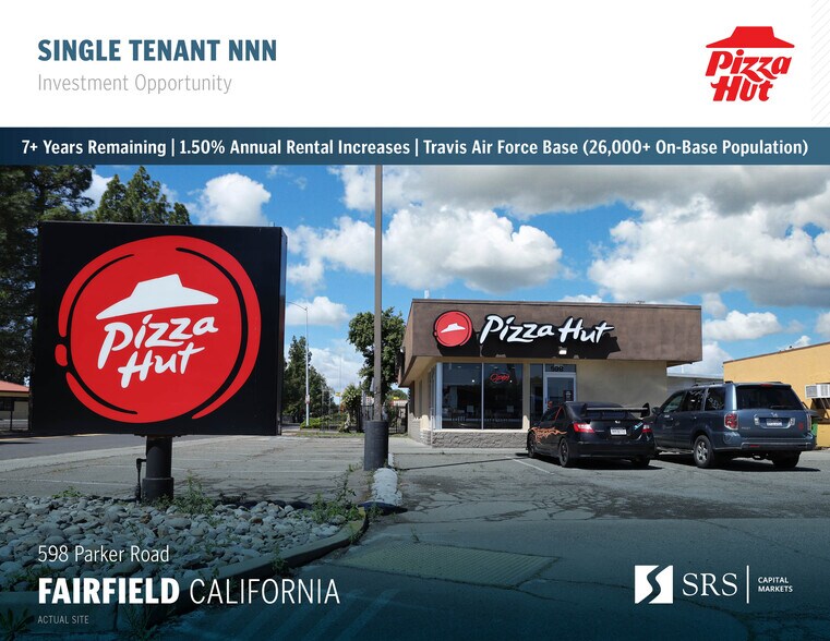 Primary Photo Of 598 Parker Rd, Fairfield Fast Food For Sale
