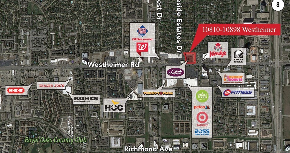 More Photos Of 10820-10890 Westheimer Rd, Houston Unknown For Lease