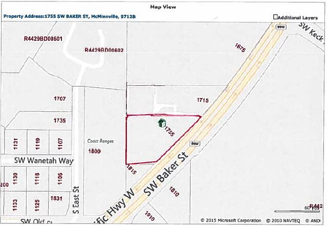More Photos Of 1755 SW Baker St, Mcminnville Land For Sale