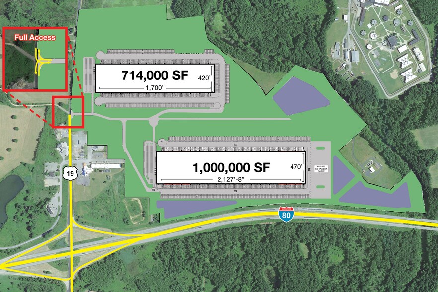 More Photos Of I-80 & Perry Highway, Mercer Distribution For Lease