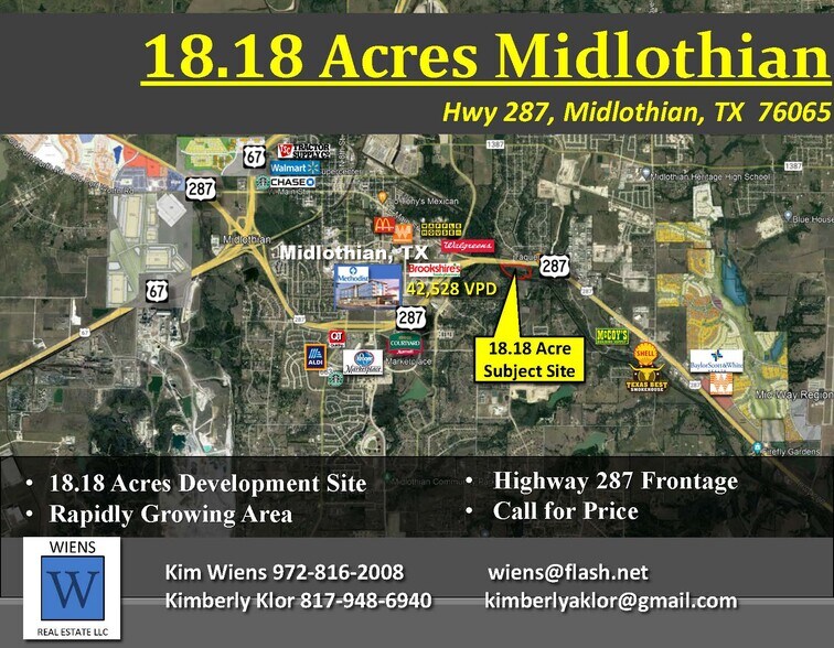 Primary Photo Of Highway 287, Midlothian Land For Sale