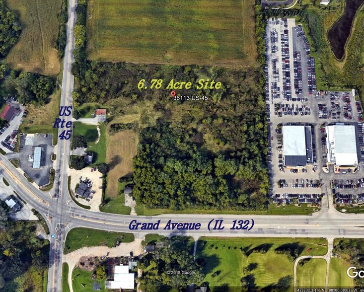 Primary Photo Of 36113 N Highway 45, Lake Villa Land For Sale