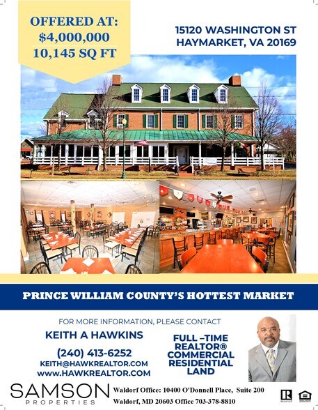 More Photos Of 15120 Washington St, Haymarket Restaurant For Sale