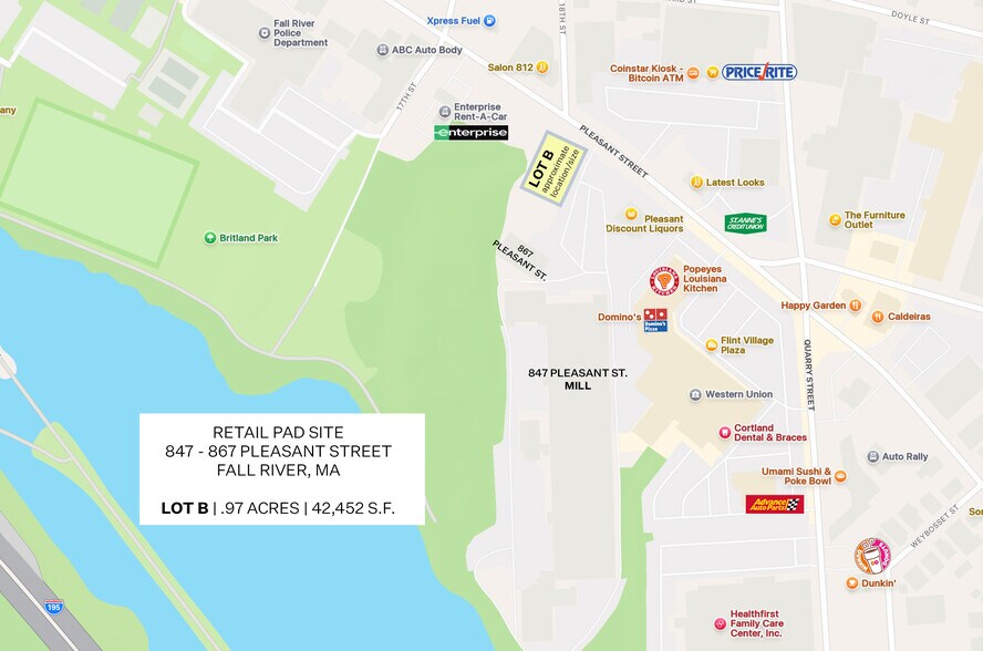 Primary Photo Of 847 Pleasant St, Fall River Land For Sale