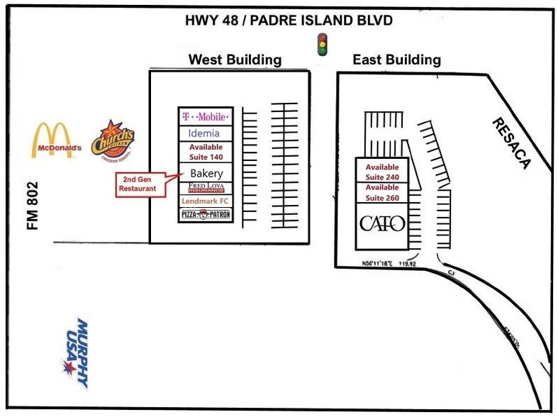 More Photos Of 7490 Padre Island Blvd, Brownsville Unknown For Lease