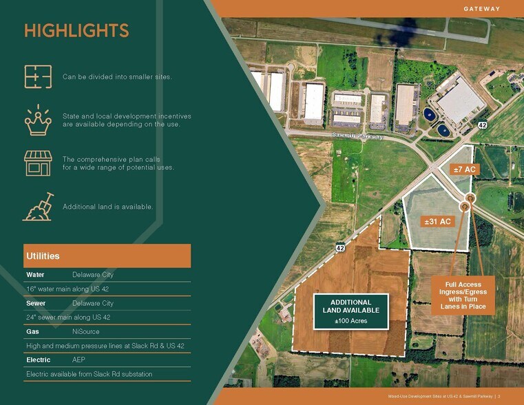 More Photos Of US 42 & Sawmill Parkway, Delaware Land For Sale