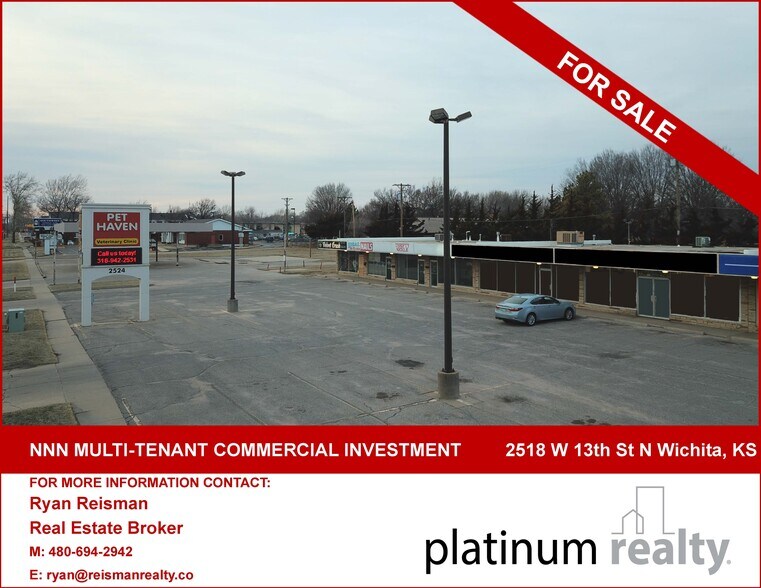 Primary Photo Of 2518-2536 W 13th St, Wichita Auto Repair For Lease