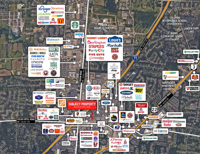 More Photos Of 4744-4800 Fields Ertel Rd, Cincinnati General Retail For Lease