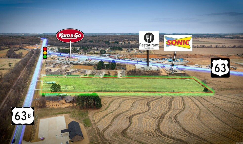 Primary Photo Of 10311 Highway 63B, Bono Land For Sale