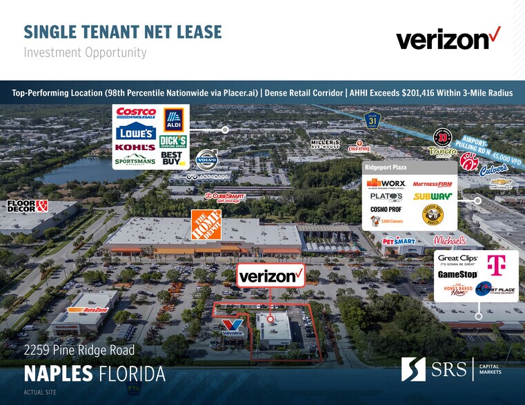 Primary Photo Of 2259 Pine Ridge Rd, Naples Freestanding For Sale