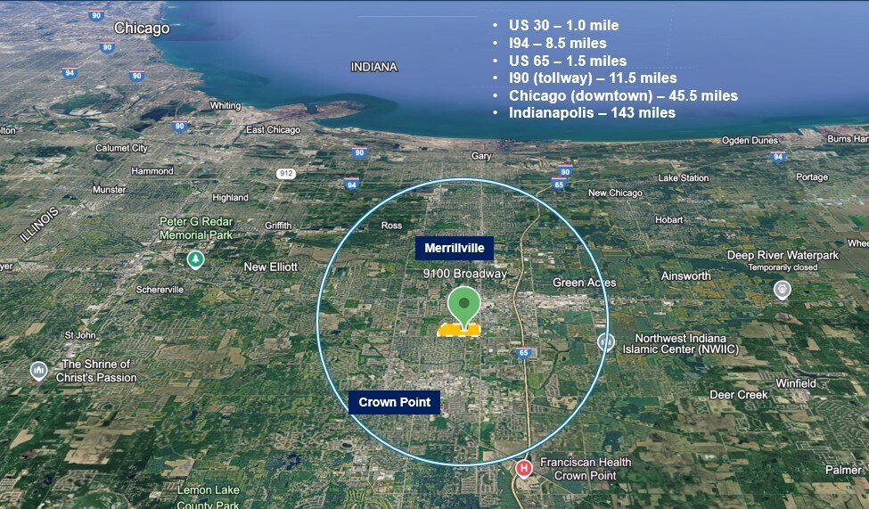 More Photos Of 9100 Broadway, Merrillville Land For Sale