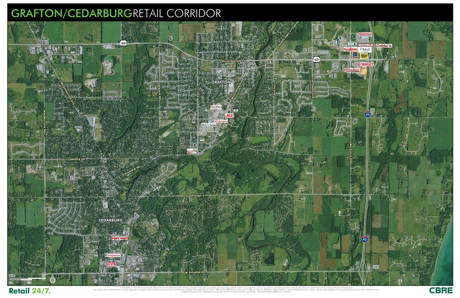 More Photos Of SE Highway 60 & I-43 Dr @ I-43, Grafton Land For Sale