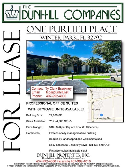 More Photos Of 1 Purlieu Pl, Winter Park Office For Lease