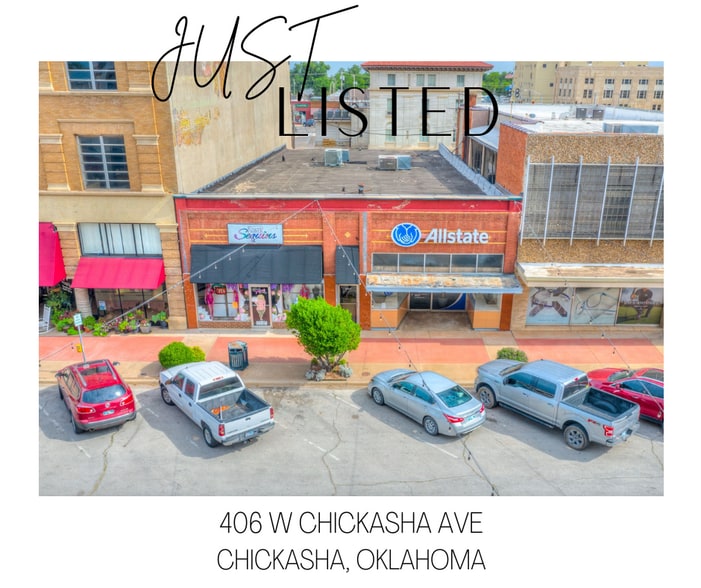 Primary Photo Of 406-408 W Chickasha Ave, Chickasha Storefront For Sale