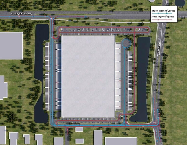 More Photos Of 1401 N. Kirk Road, Batavia Distribution For Sale