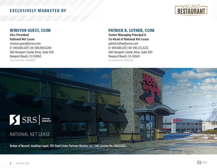 More Photos Of 5 Walton Dr, Brewer Restaurant For Lease
