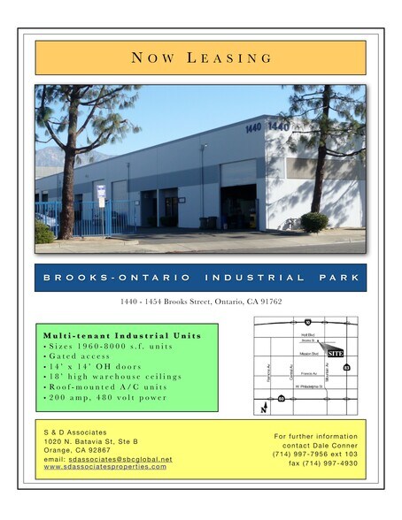 More Photos Of 1440 Brooks St, Ontario Warehouse For Lease