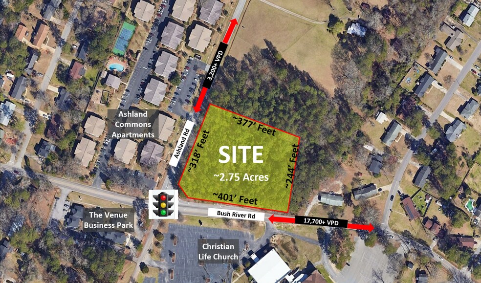 Primary Photo Of Bush River Road, Columbia Land For Lease