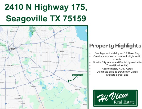 More Photos Of 2410 N Hwy 175, Seagoville Land For Sale