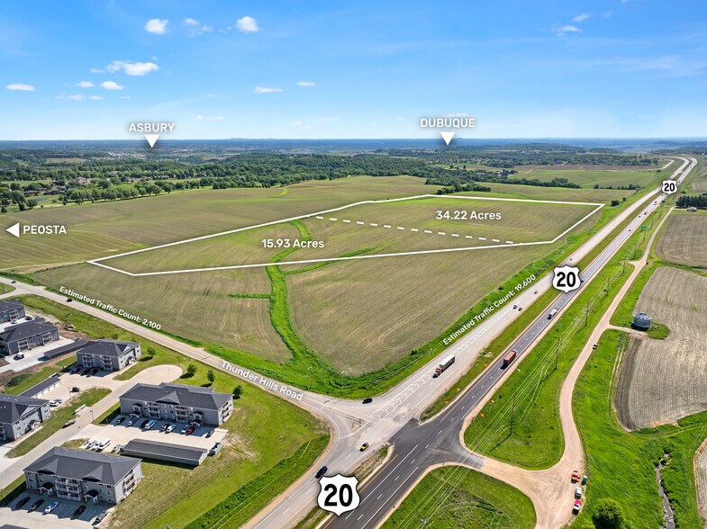 More Photos Of 000 Thunder Hills Rd. Rd, Peosta Land For Sale