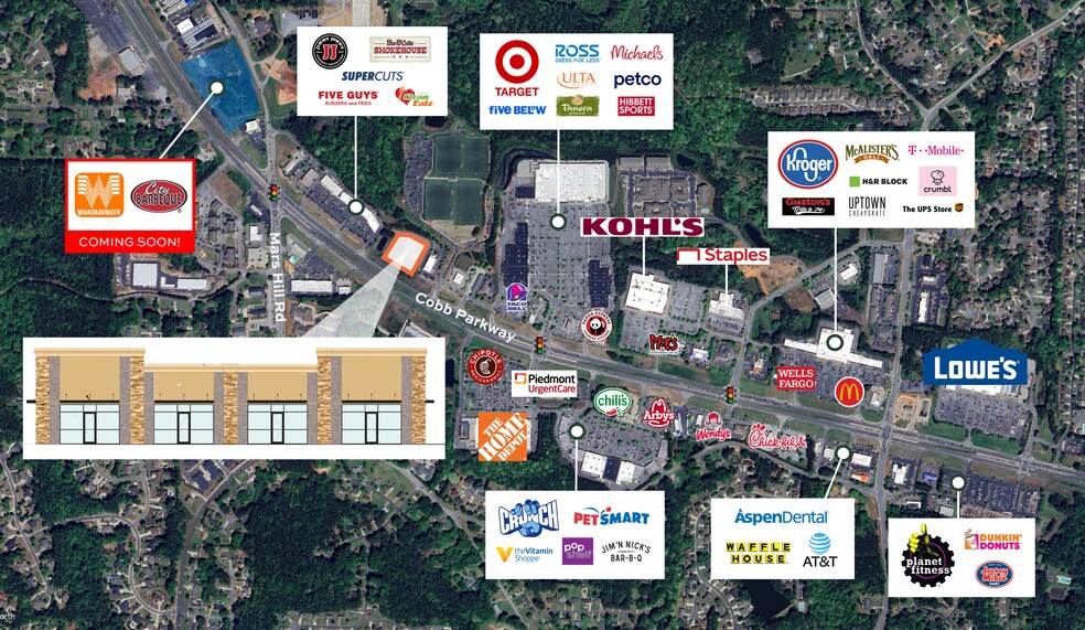 More Photos Of 3436 Cobb Pkwy N, Acworth General Retail For Sale