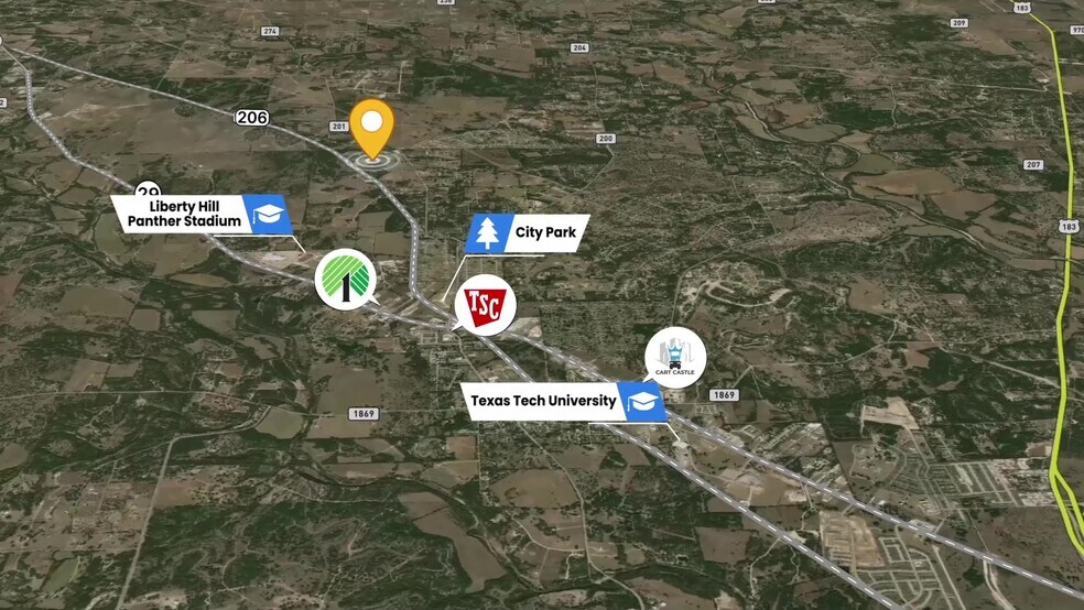 More Photos Of 1625 County Road 201, Liberty Hill Land For Sale