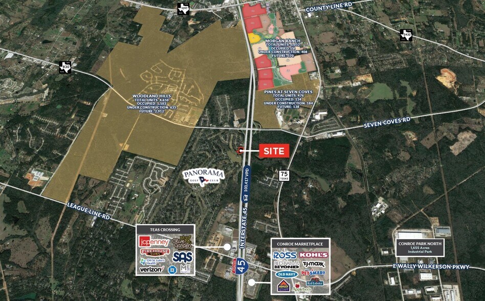More Photos Of 10075 I-45, Conroe Land For Sale