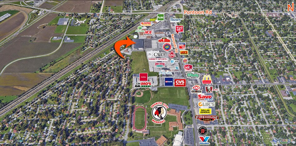 More Photos Of 3655 Nameoki Rd, Granite City Department Store For Lease