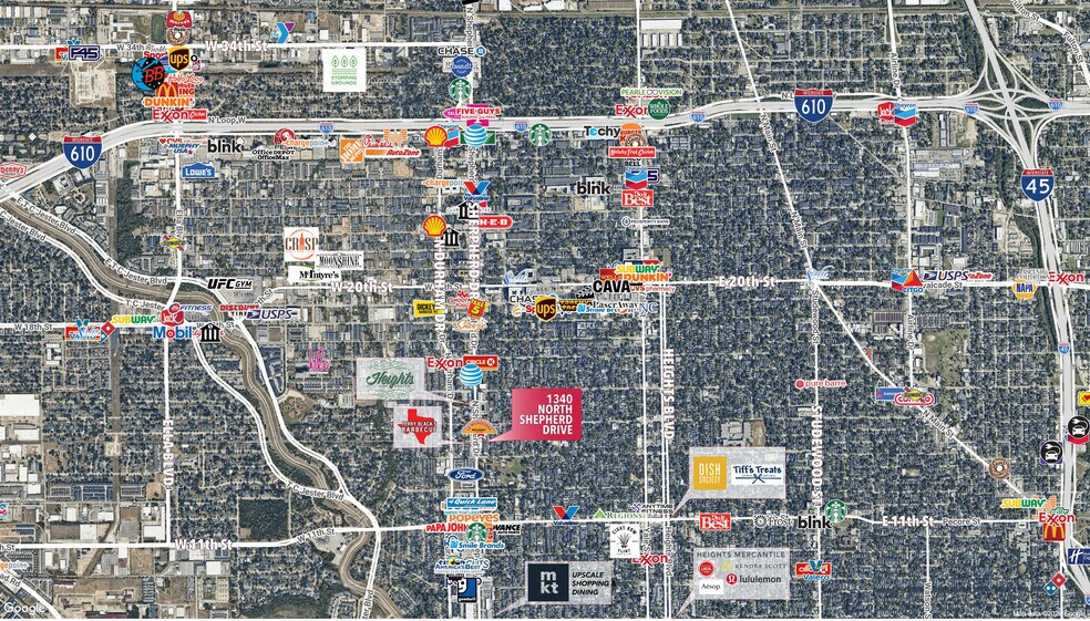 More Photos Of 1340 N Shepherd Dr, Houston Land For Sale