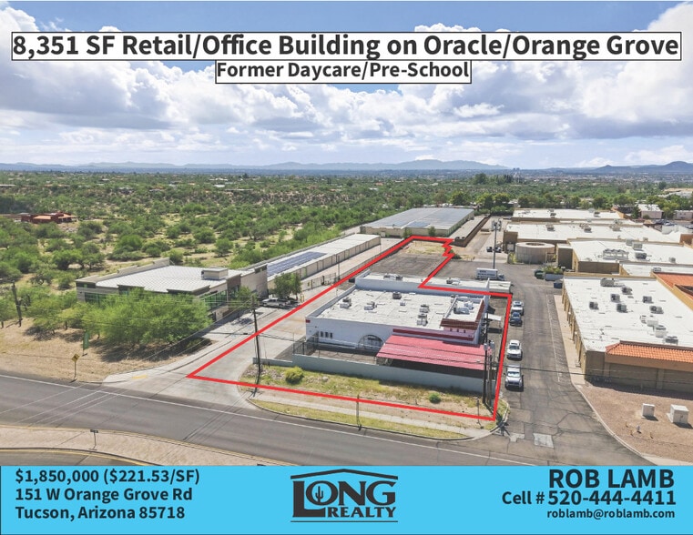 Primary Photo Of 151 W Orange Grove Rd, Tucson Daycare Center For Sale