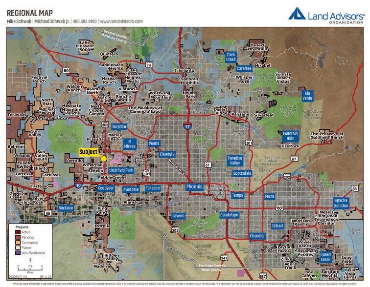 More Photos Of SEC Cotton Ln & Glendale ave, Waddell Land For Sale