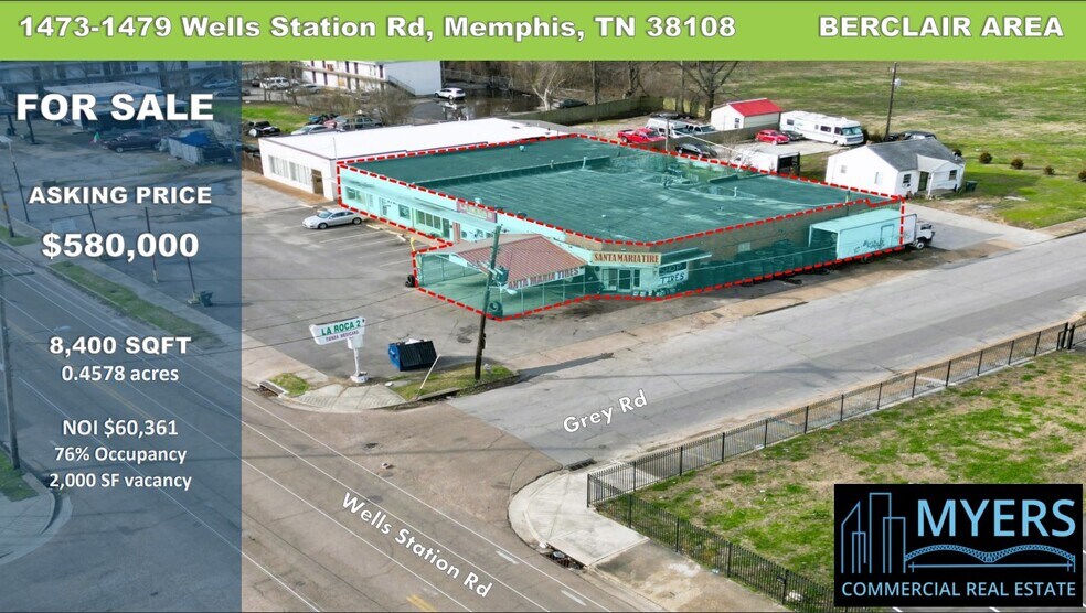 Primary Photo Of 1473 Wells Station Rd, Memphis Freestanding For Sale