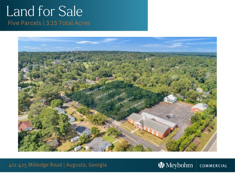 Primary Photo Of 411 Milledge Rd, Augusta Land For Sale