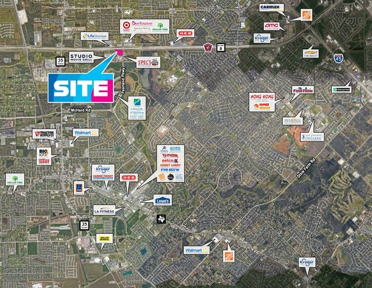 More Photos Of 8498 S Sam Houston Pky E, Houston Freestanding For Sale