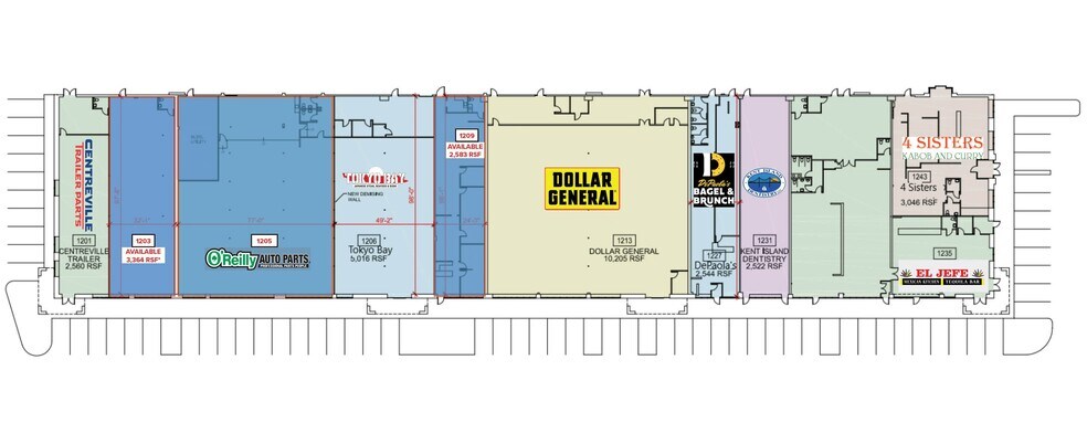 More Photos Of 1201-1245 Shopping Center Rd, Stevensville Unknown For Lease