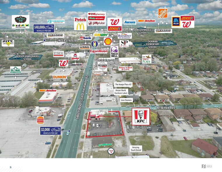 More Photos Of 1043 E Sibley Blvd, Dolton Fast Food For Sale