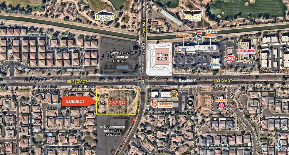 Primary Photo Of 3175 E Baseline Rd, Phoenix Land For Sale