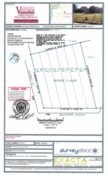 More Photos Of 8421-8429 Baltimore Ave, College Park Land For Sale
