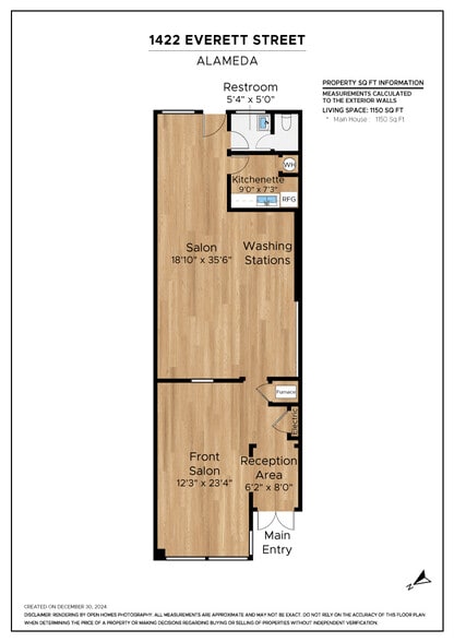 More Photos Of 1422 Everett St, Alameda Freestanding For Sale